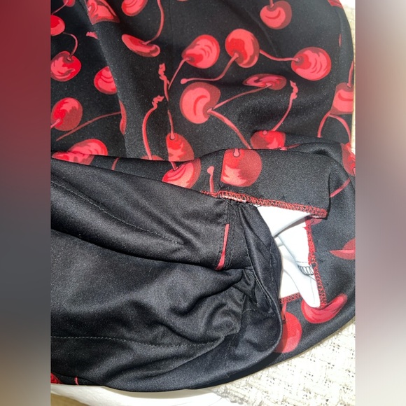 BETSY JOHNSON Cherry Print Scuba m Dress Size 8 - Picture 6 of 9